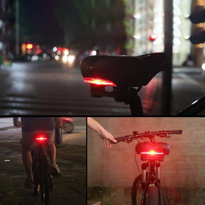 Bike Hollow - Sillín prostático ultra suave con luz trasera