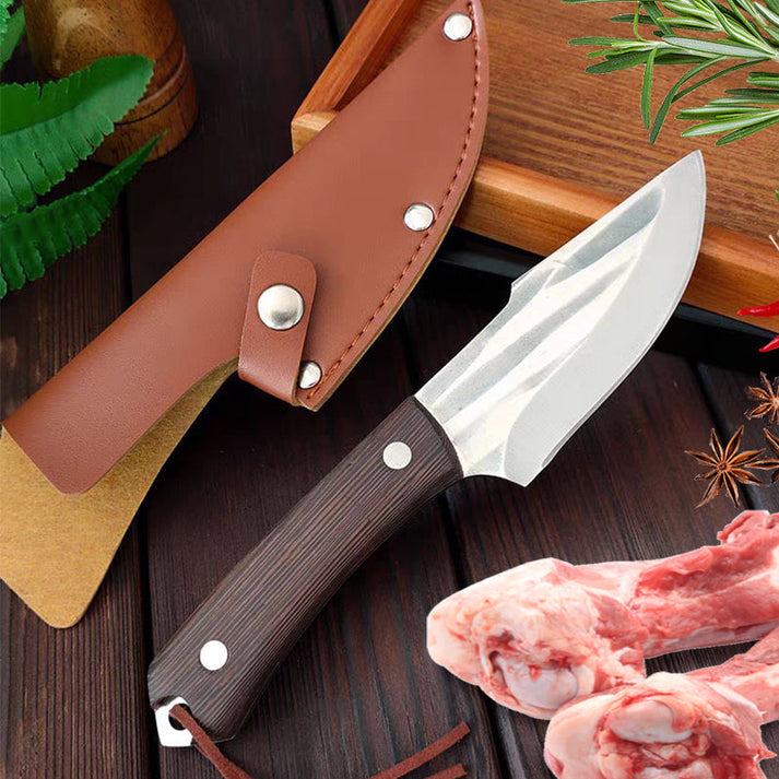 Boucher 🗡️🫎- Cuchillo súper afilado (REGALO🎁 FUNDA DE CUERO)