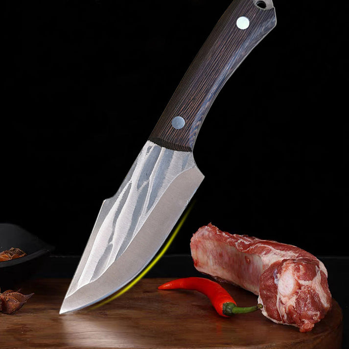 Boucher 🗡️🫎- Cuchillo súper afilado (REGALO🎁 FUNDA DE CUERO)