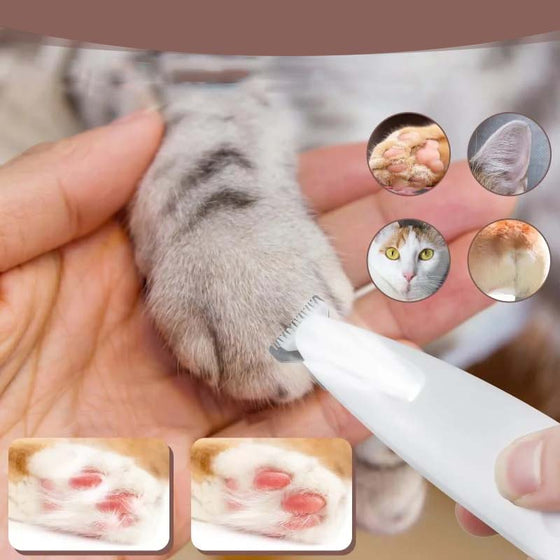 Recortador de pelo🪮 para 🐩mascotas🐈 con sensor de seguridad