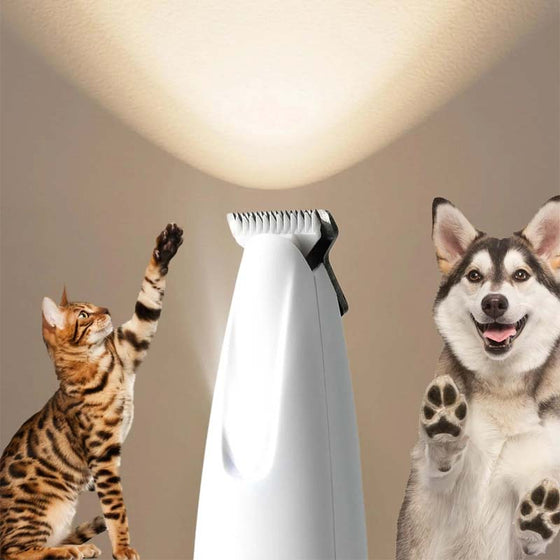 Recortador de pelo🪮 para 🐩mascotas🐈 con sensor de seguridad