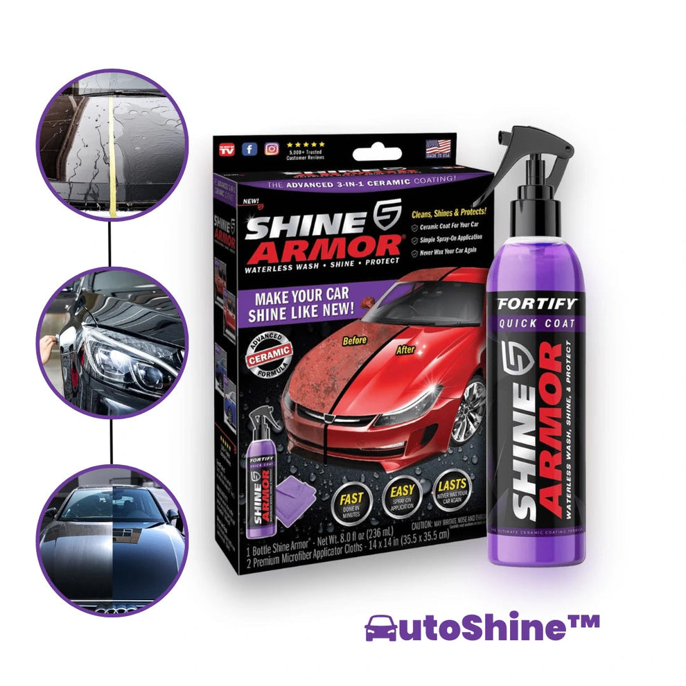 Shine Armor™ - Restaurador de Pintura, Brillo y elimina Rasguños