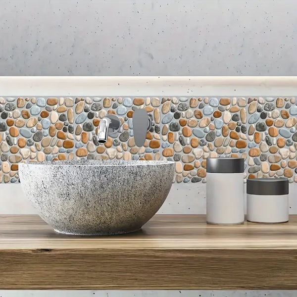 🚨PROMO PAGA 1 LLEVA 3 Adhesivos 60x30 CM ⛰️ De Piedras Decorativas