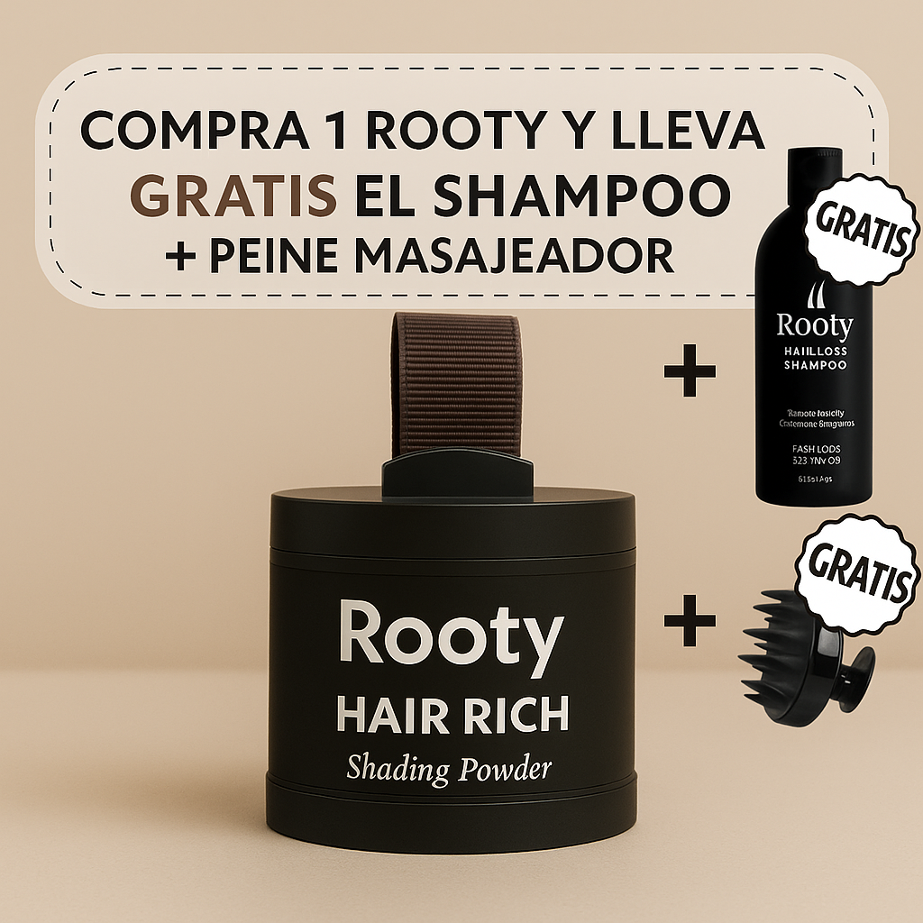 Rooty 2.0 - Polvo anticaída de cabello