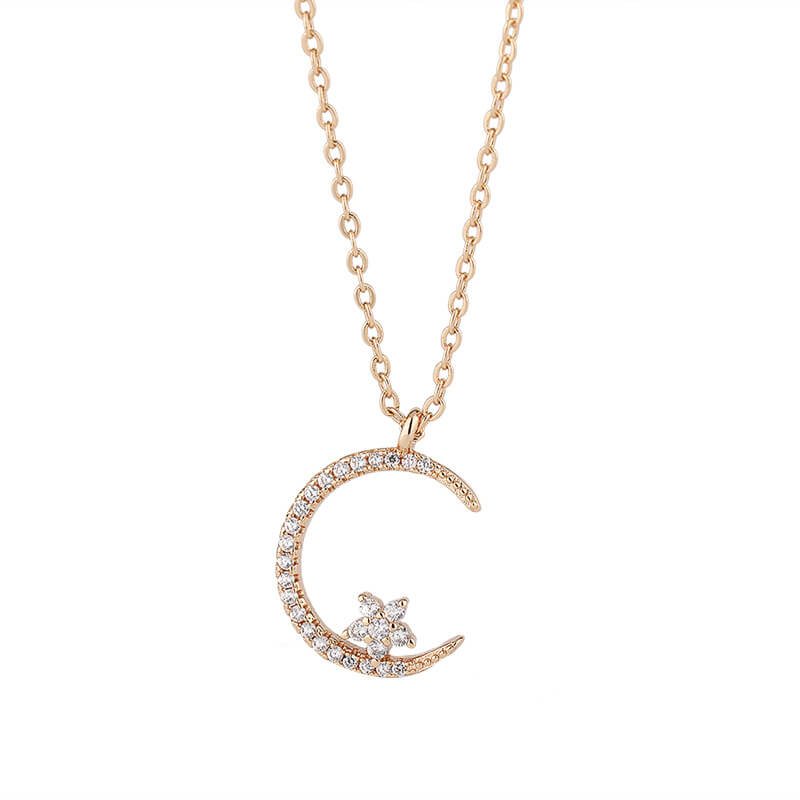 🌙Collar Chapado En Oro De Luna Encantada ®🌙