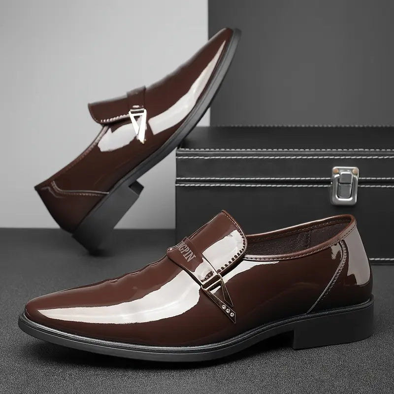 Prestige Luxe™ – Zapatos de Cuero Charol Elegantes