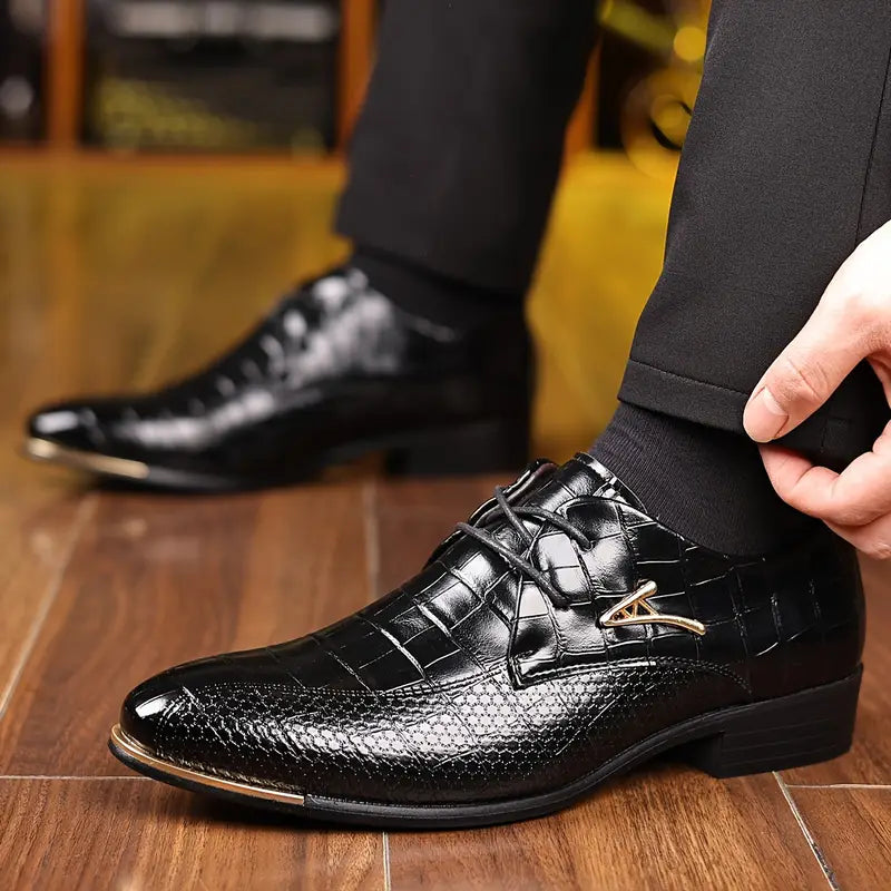 StrideFlex - Zapato Ortopedico De Cuero