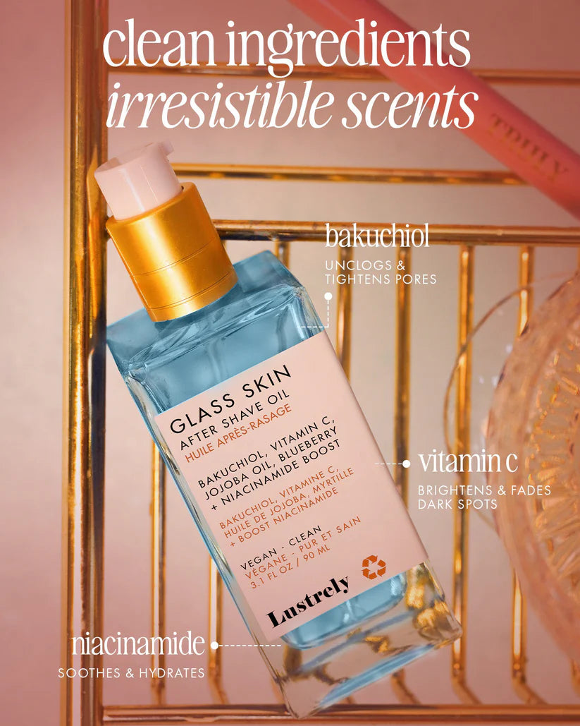 ⚡ Rescate en 5 segundos después de la depilación: ¡Las imperfecciones desaparecen, la piel brilla! Aceite Glass Smooth.