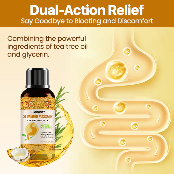 ¡PAGA 1 LLEVA 3! Aceite de masaje adelgazante para una digestión relajante