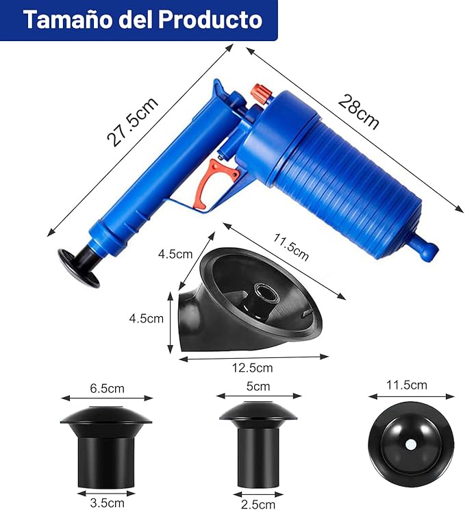 💧HydroBlast™ - Destapador De Tubería De Alta Presión💧