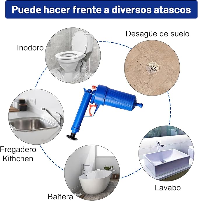 💧HydroBlast™ - Destapador De Tubería De Alta Presión💧