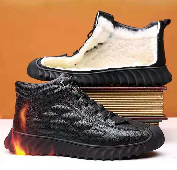 Leon™ - Botas de nieve de forro polar para hombre