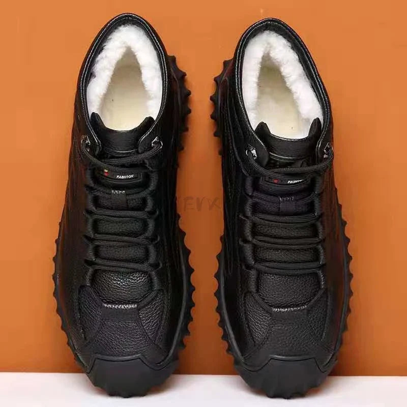 Leon™ - Botas de nieve de forro polar para hombre
