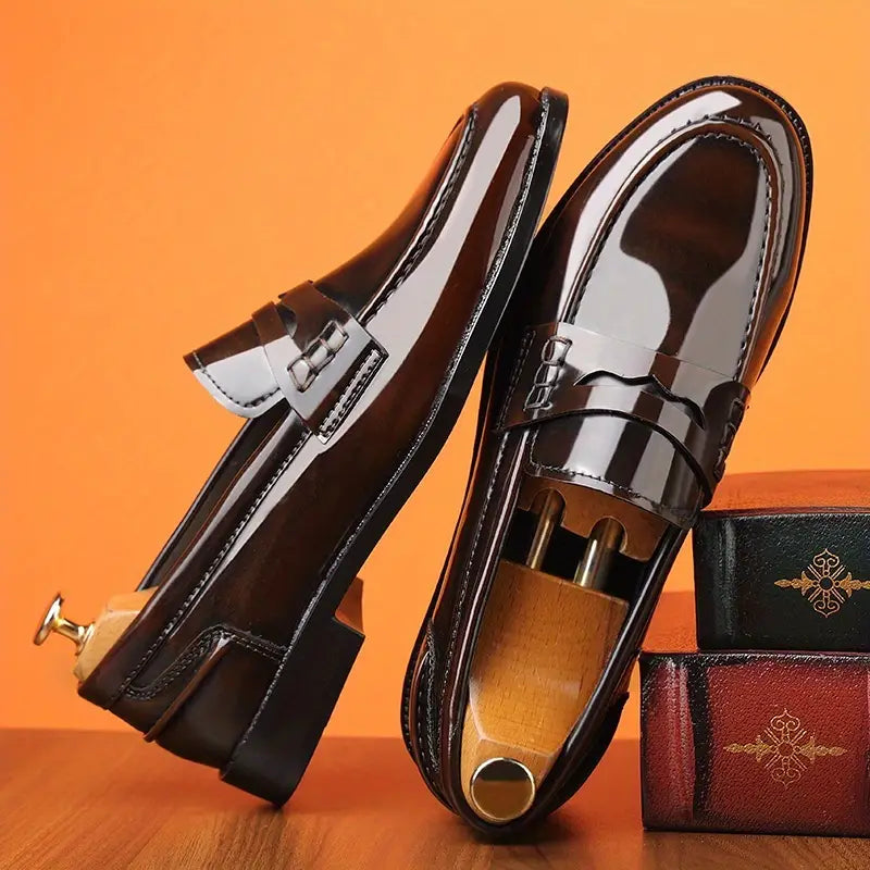 Oxford Shine™ – Zapato De Cuero Clásico Ortopédico