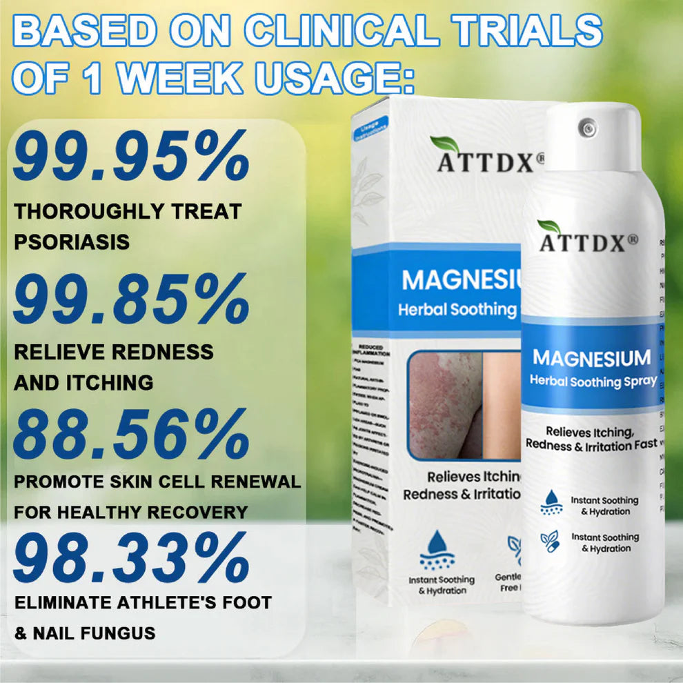 ATTDX® - Spray calmante herbal de magnesio 👨⚕️ Aprobado por la MHRA