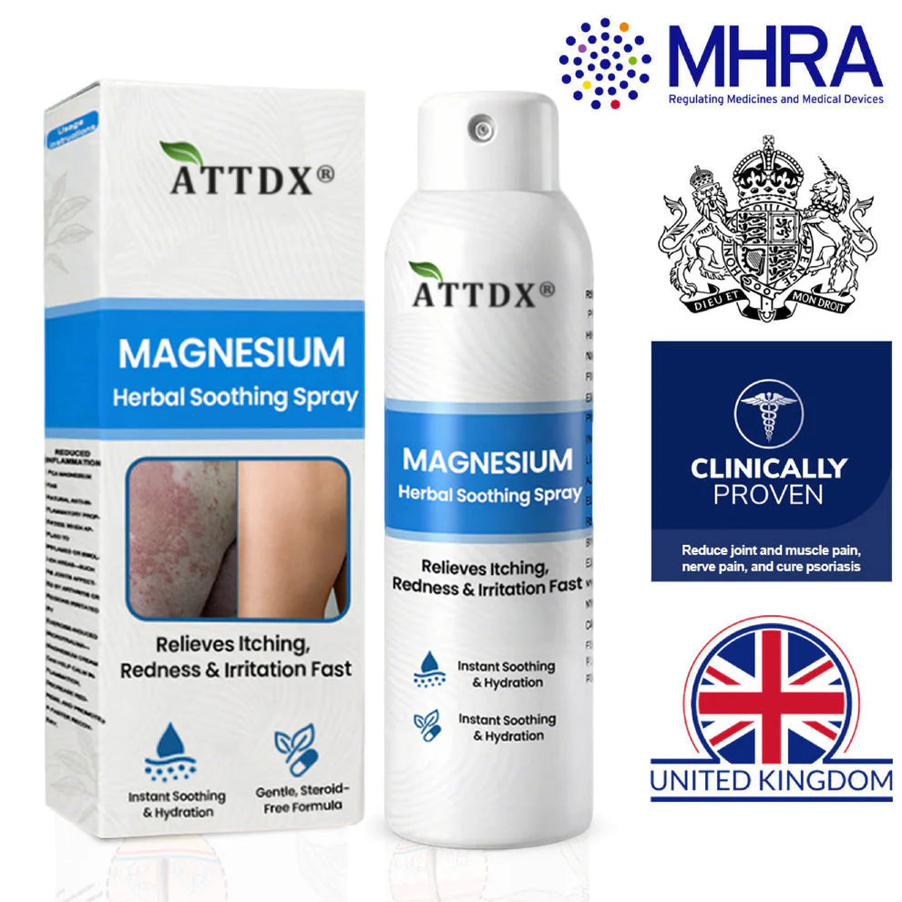 ATTDX® - Spray calmante herbal de magnesio 👨⚕️ Aprobado por la MHRA