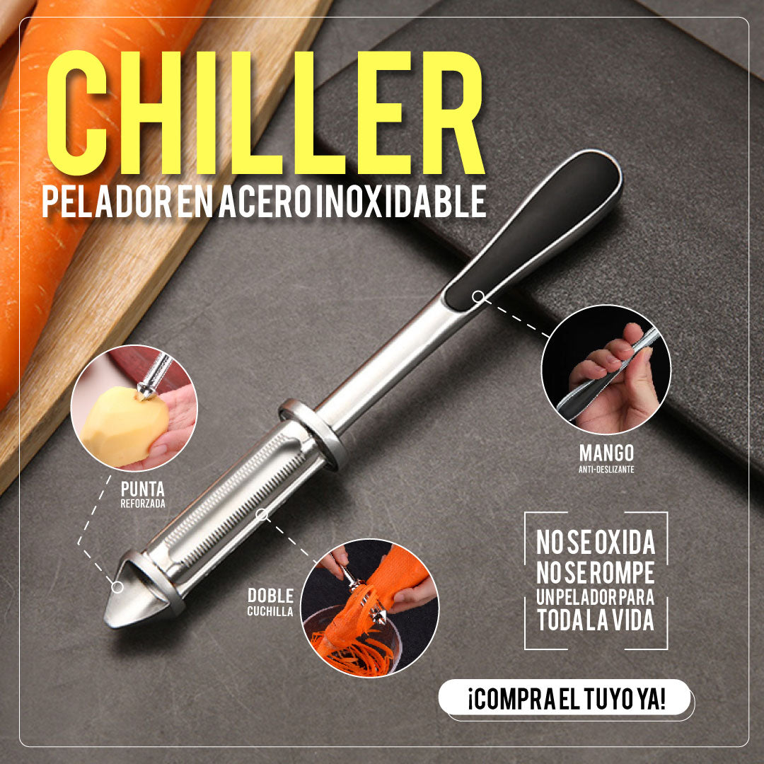 Chiller™ - El pelador que transforma tu experiencia en la cocina