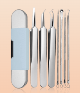 (1 KIT x 7)🧴🙂↕️ herramientas dermatologicas en acero quirurgico 🔪