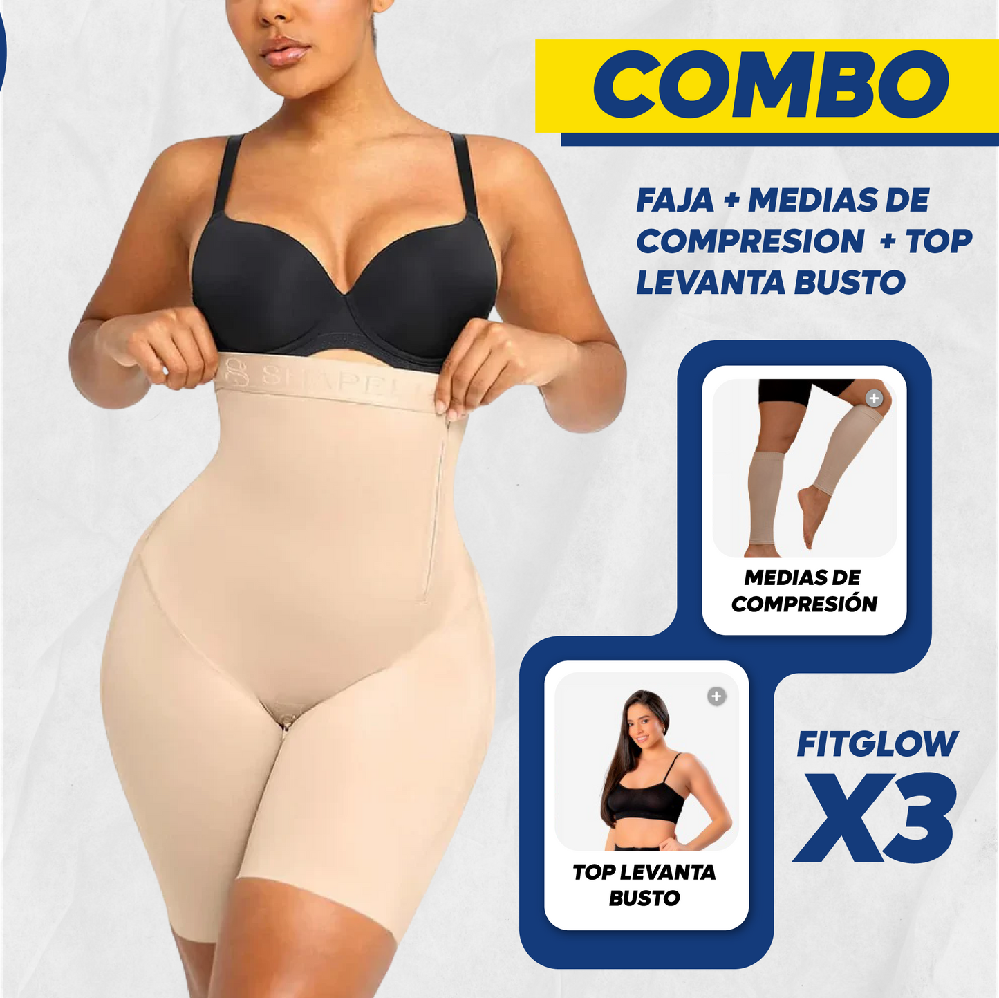 Faja moldeadora de cintura alta