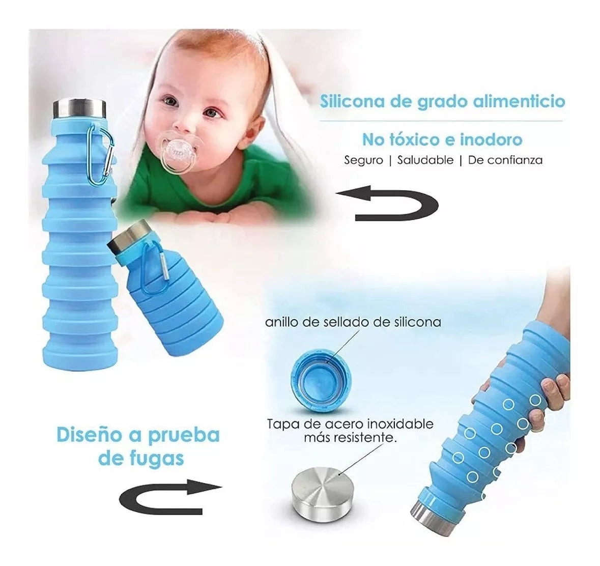 HydroFlex™ Bottle - Botella Plegable
