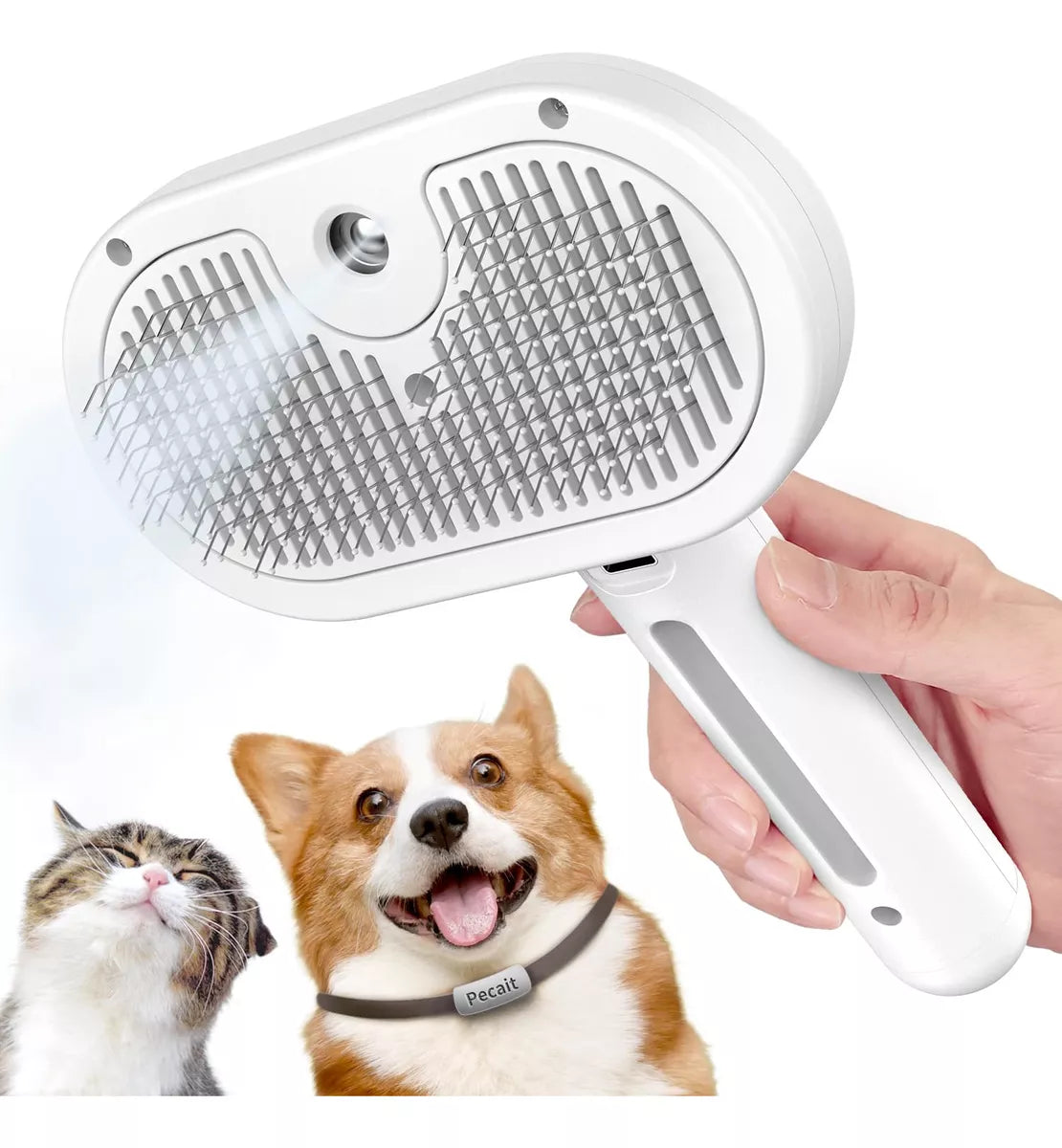 PetGlow™ - Cepillo De Vapor 3 En 1