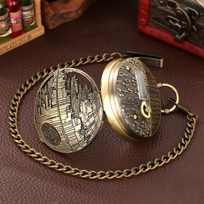 ⭐💀Death Star💀⭐ - Reloj de bolsillo y caja musical