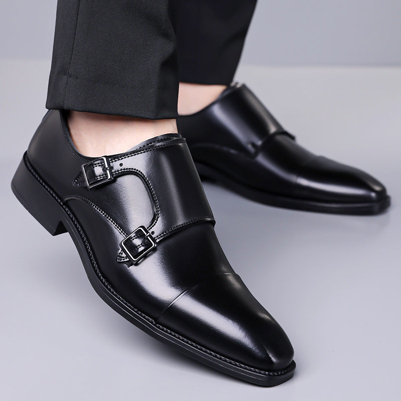 Imperium Monk™ – Zapato De Cuero Ortopédico Clásico De Doble Hebilla