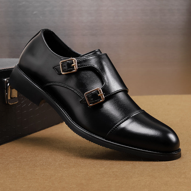 Imperium Monk™ – Zapato De Cuero Ortopédico Clásico De Doble Hebilla