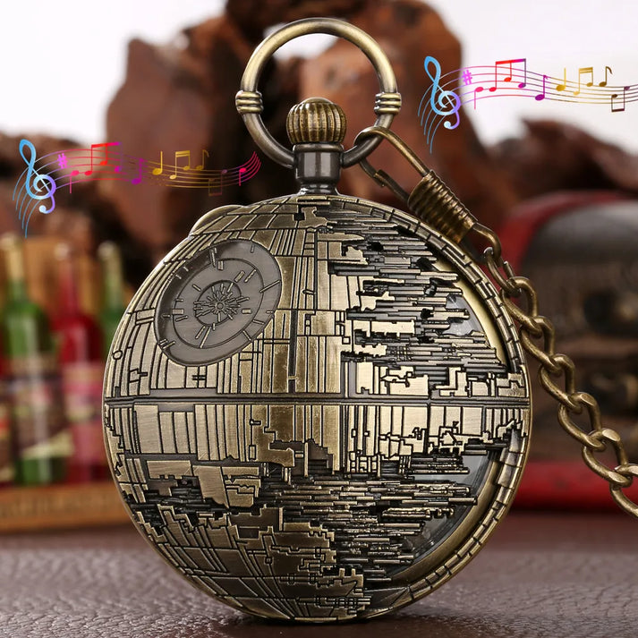 ⭐💀Death Star💀⭐ - Reloj de bolsillo y caja musical