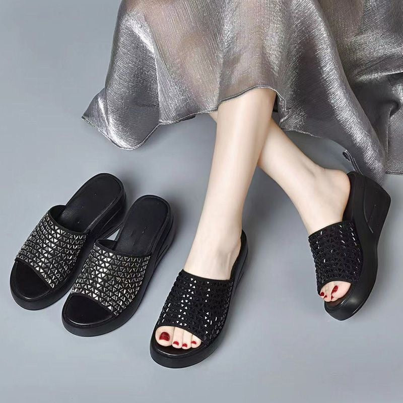 LuxeLift Sandals - Sandalia Ortopédica De Suela Gruesa