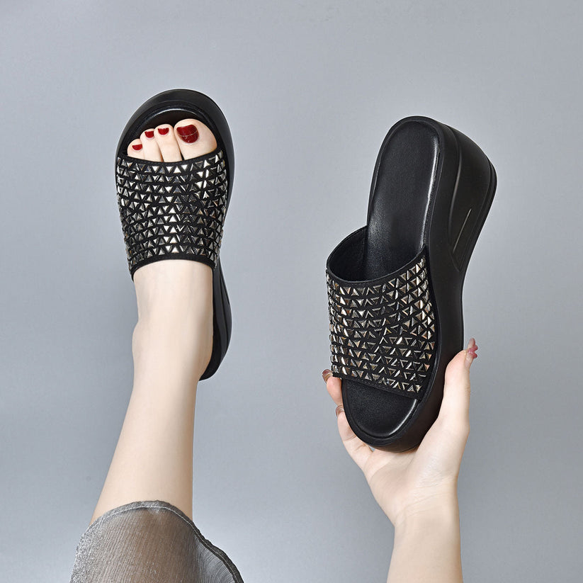 LuxeLift Sandals - Sandalia Ortopédica De Suela Gruesa