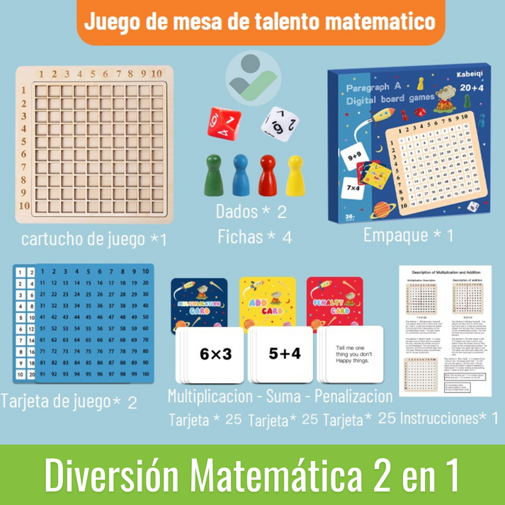 Mattab® - Juego Didáctico Matemático