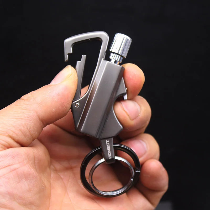 Fire M19 Titanium • Llavero de chispa + Abridor de botellas