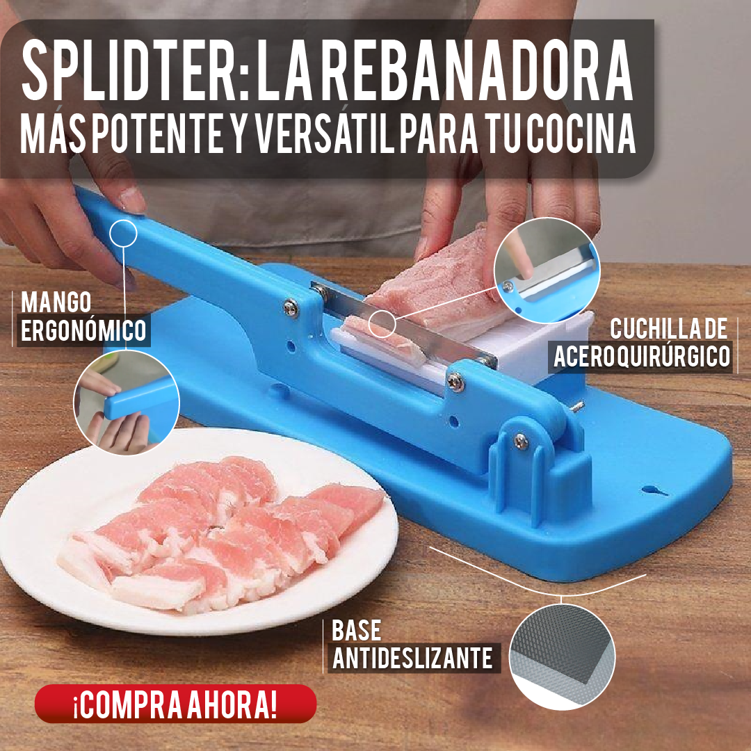Rebanadora manual multifuncional – Especial para embutidos y alimentos