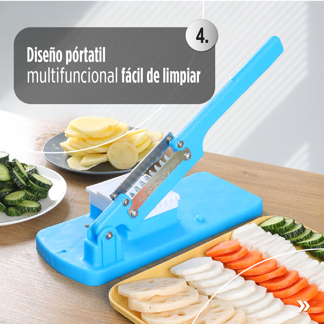 Rebanadora manual multifuncional – Especial para embutidos y alimentos