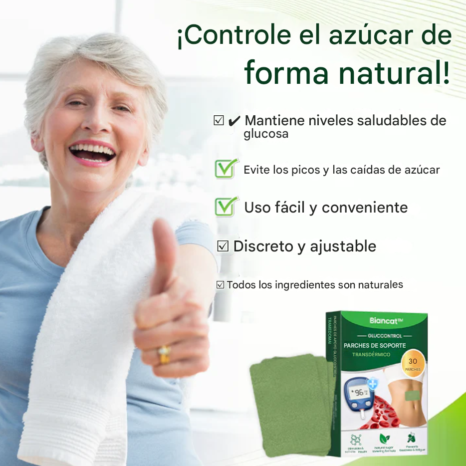 👨⚕️Paga 10 Lleva 30👨⚕️Parches de soporte transdérmico para el control de la glucosa