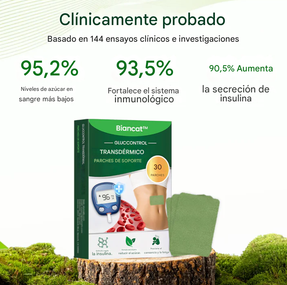 👨⚕️Paga 10 Lleva 30👨⚕️Parches de soporte transdérmico para el control de la glucosa