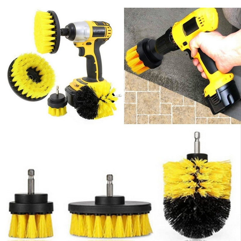 PowerScrub™ – Kit de Cepillos para Taladro (3 Piezas)