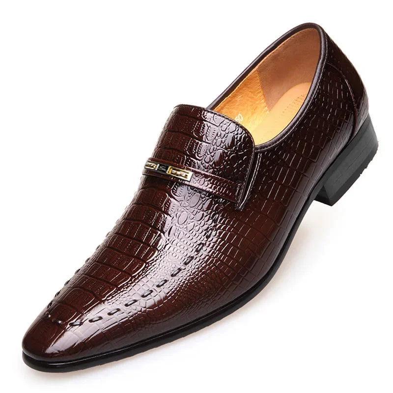 Mocasín de Cuero Crocodille™ con proceso texturizado 🎁 Outlet Mario Hernández 🎁