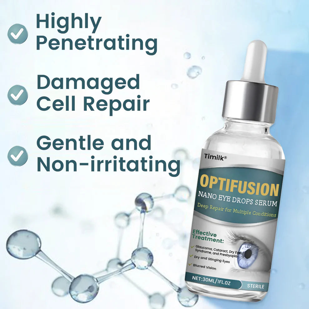 OptiFusion Nano - Suero oftalmológico en gotas para la restauración de la visión