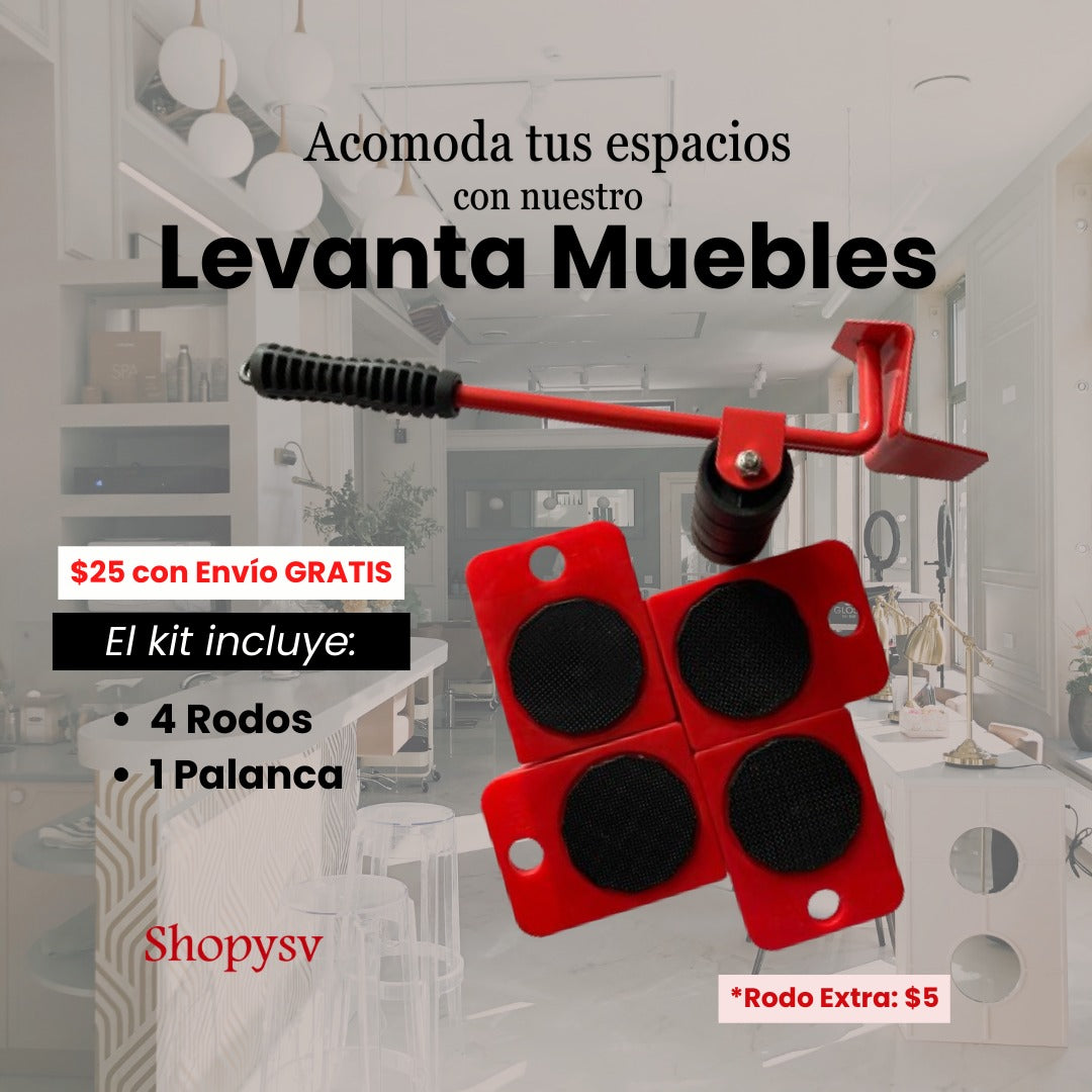 EasyMove ™ - Kit Elevador De Objetos Pesados