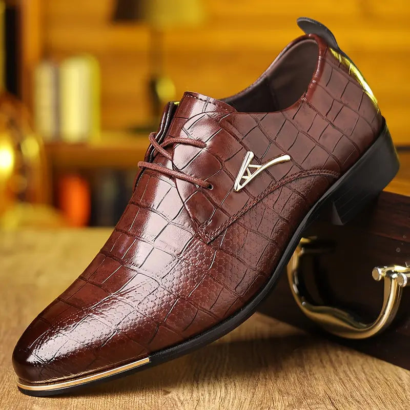StrideFlex - Zapato Ortopedico De Cuero