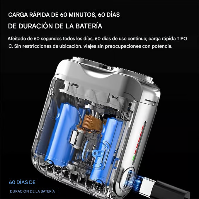 Afeitadora Corporal recargable multi zonas