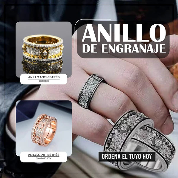 💍Anillo De Engranaje - The Anxiety Crusher™ 💍