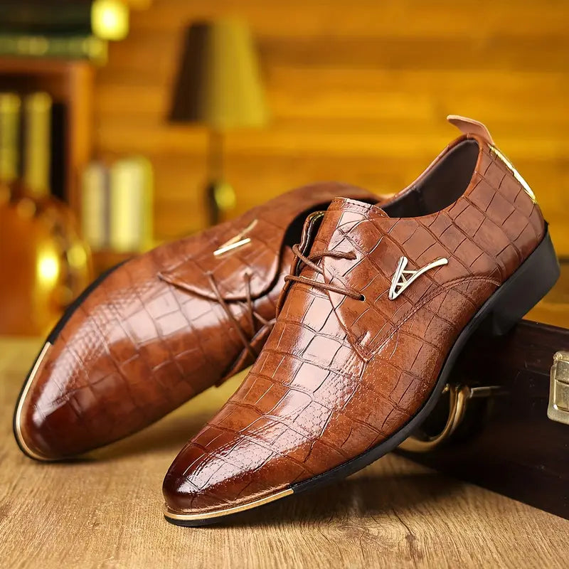 StrideFlex - Zapato Ortopedico De Cuero