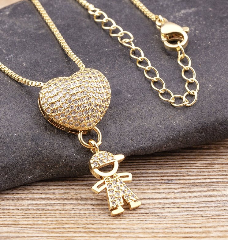 ✨ "Collar Vínculo Eterno® - Amor de Madre Personalizado"