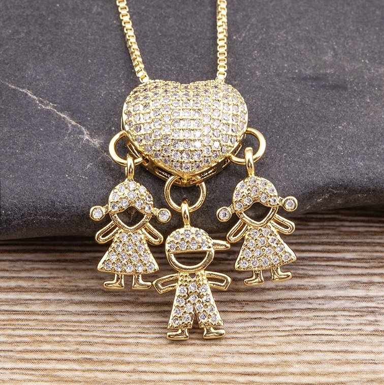 ✨ "Collar Vínculo Eterno® - Amor de Madre Personalizado"