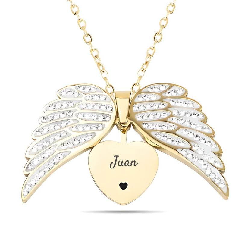 AlmaLuz™ - Collar Ángel Guardián de Protección Divina
