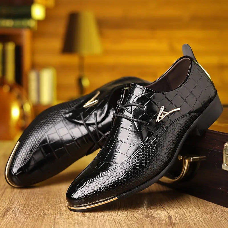 StrideFlex - Zapato Ortopedico De Cuero