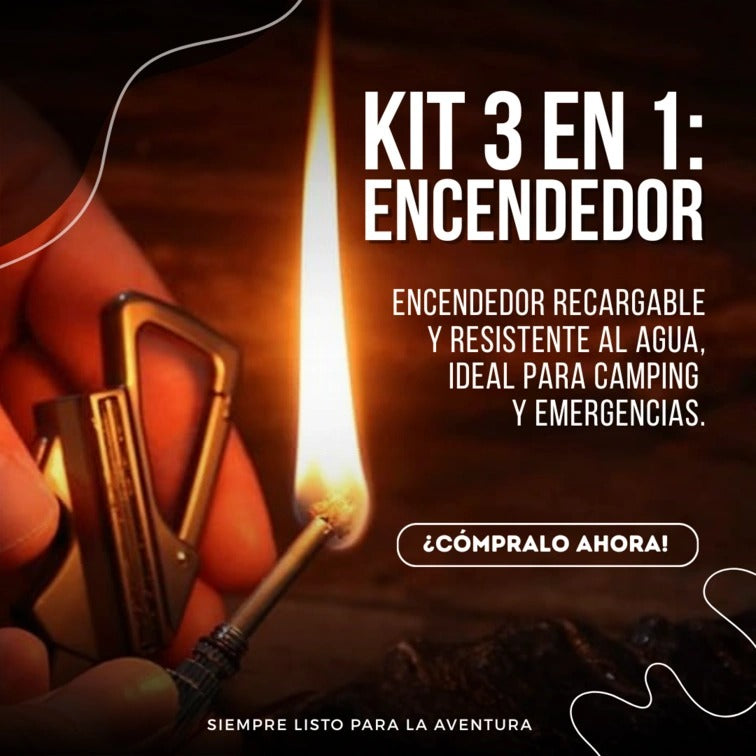 🔥 Vulcano™ Encendedor 3 En 1 – El encendedor todo terreno que siempre te acompaña 🔥